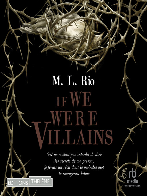 Title details for If We Were Villains by M.L. Rio - Available